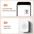 Miniatyrbild 3 av 5: Trådlös Video Dörrklocka Kamera Wifi Övervakning Intercom Säkerhet