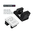 Miniatyrbillede 3 af 5: Grafikkort GPU Adapter 180 Graders U-vending Konnektor 12+4p 16p Til 16p Til Stationær Cha