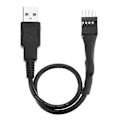 Pikkukuva 5 / 5: 9-nastainen ulkoiseen USB A -liitäntään PC-emolevyn sisäinen datakaapeli 20cm