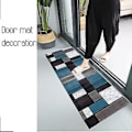 Miniatyrbilde 2 av 5: Kjøkkenmatte Vask Løpermatte Vaskbar Sklisikker Lang Absorberende Moderne Geometriske Mønstre Stue Soveromsteppe For Soverom Ungdom Voksen Jente Gutt