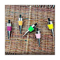 Miniatyrbillede 3 af 5: Blanke Flaskepropper 10 Stk. Ing Ring Metal Flaskeprop Med Gevind