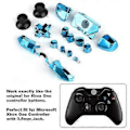 Miniatyrbillede 2 af 5: Komplet Knapsæt Mod Erstatningsdel til Microsoft Xbox One Controller 3.5mm Jack (Blå)