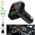Pikkukuva 3 / 3: Langaton Bluetooth-auton FM-lähetin, kaksois-USB-laturi, lataussovitin, handsfree
