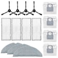 Miniatyrbilde 1 av 5: For S8 S8+ S8 Pro Ultra G20 Støvsuger Reservedeler Sidebørster Filtre Moppeputer Støvposer