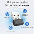 Miniatyrbilde 2 av 5: 10 stk. USB WiFi-adapter Trådløst nettverkskort Lan-kort 2,4 GHz Driverfri WiFi6-mottaker 802.11ax for PC Bærbar PC Win 7 8 10 11