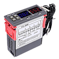 Miniatyrbild 3 av 5: Digital Intelligent Termostat Justerbar Temperaturkontrollbrytare med Dubbla NTC(110-220V)