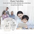 Miniatyrbillede 2 af 5: Termostat Graffiti WIFI Smart Temperatur On/Off Switch Timing RF433 Fjernbetjening Stemmestyring Alexa Controller D
