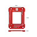 Miniatyrbillede 3 af 5: LGA1700-BCF Intel 12. generations CPU bøjningskorrektion fikseringsspændebøjle med TF7 termisk fedt rød