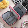 Miniatyrbillede 5 af 5: Kun Hæklenåls Etui, Hæklenåls Etui Organizer, Hæklenåls Opbevarings Etui Tomt, Hæklenåls Etui (Kun Taske)