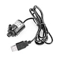 Miniatyrbillede 1 af 5: Mini Vandpumpe, DC 12V 240l/t Mini Mikro Nedsænkbar Børsteløs Vandpumpe - Vandkølingspumpemotor med USB-stik