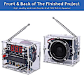 Miniatyrbilde 2 av 5: DIY FM Digital Radio Kit Justerbar Trådløs Mottaker 87-108mhz Radio Modul DIY Kits For Lodding