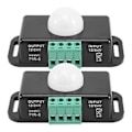 Miniatyrbillede 1 af 5: Bevægelsessensor Kontakt, 12v 24v Pir Sensor Led til Fleksible Led Strips Lys, 2 Pak