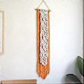 Miniatyrbillede 5 af 5: Nordisk Bladvævet Macrame Tapestry Hængende Boho Have Kvast Vægophæng Stue Soveværelse Hjem Hotel Indretning A