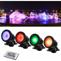 Miniatyrbilde 4 av 5: Vanntett LED nedsenkbar flomlys RGB spotlampe, justerbar IP68 vanntett lampe for utendørs, hage, basseng, dam - Fei Yu