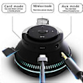 Pikkukuva 3 / 5: Langattomat Bluetooth-kuulokkeet, melua vaimentava headset puhelimille, PC-peliheadsetit, raskas basso, LED-valo, punaiset kuulokkeet