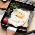 Miniatyrbillede 5 af 5: Japansk Omeletpande, Tamagoyaki Pande Non-stick Rektangulær Stegepande Morgenmad Flad Pande Kraftfuld Ydeevne