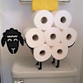 Pikkukuva 3 / 5: Lammas WC-paperiteline Säilytys WC-rullateline Kylpyhuone