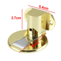 Miniatyrbillede 2 af 5: Dørstopper gulvmontering magnet dørstopper med 2 sæt klæbemiddel ingen boring, til Heavy Duty Home Office Dørstil 2