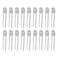 Miniatyrbilde 3 av 4: 100 stk. LED Diode 3mm 8 Farger LED Lysende Fargelampe Elektronisk Komponentsett 3V Varmhvit