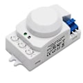 Pikkukuva 1 / 5: 5.8 GHz HF Järjestelmä LED Mikroaalto 360 Asteen Liiketunnistin Valokytkin Kehon Liiketunnistin, valkoinen