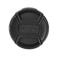 Miniatyrbillede 1 af 5: Universal 55mm Center Pinch Front Lens Cap til DSLR Kamera