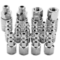 Miniatyrbilde 1 av 5: 14 stk. Slangekobling Kompressorbeslag 1/4 Tommers Bsp Metallkoblinger Kobling Fe Rele