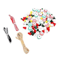 Miniatyrbillede 3 af 5: Juleperle, Juleperle Dekorationssæt Jul DIY Ornament Jul DIY Perle Specialdesignet