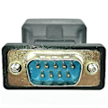 Miniatyrbilde 3 av 5: VGA-forlenger hann til RJ45 Cat5 Cat6 20m nettverkskabeladapter port til LAN Ethernet-portkonverter