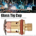 Miniatyrbillede 3 af 4: Glas Tig Kop Gas Linse Sæt Argon Svejselygte Tilbehør til WP9/20 Svejsbrænder 2.4mm OCIM20332