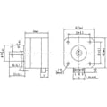 Miniatyrbillede 2 af 5: Printer Stepper Motor 17 3D Printer Tofaset 4-leder Steppermotor Til 1,8 grader 17hd34008-22b Medium Lavspændingsudstyr Printer 1 stk.)