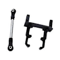 Pikkukuva 1 / 5: Metallinen AR44 Akselin Servokiinnike Ohjauslinkkitangolla Axial SCX10 II 90046 90047 1/10 RC Crawler Päivitysosille