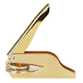 Miniatyrbilde 1 av 5: Pregepresse i rustfritt stål, personlig bryllupsinvitasjon, konvoluttang, segl, tilpasset din egen logostempel gull
