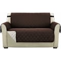 Miniatyrbillede 1 af 5: Sofaovertræk vendbart sofaovertræk møbelbeskytter, 2-personers sofa quiltet, siddebredde op til 46\", skridsikker 2\" rem, maskinvaskbar