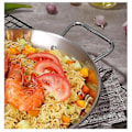 Miniatyrbillede 4 af 5: 30 cm Non-stick Paella Pande i Rustfrit Stål Spansk Seafood Stegegryde Wok Oste Koge Gryde