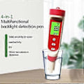 Miniatyrbillede 2 af 5: Ph Multi-parameter Vandkvalitetsanalysator Bærbar Akvarium Swimmingpool Fire-i-en Vandkvalitetstestpen