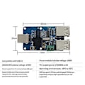 Miniatyrbild 4 av 5: ADUM4160 USB Ljudsignal Isolator 1500V 1.5 Mbps 12 Mbps 4XUSB Digital Signal Ljud Ström Isolator
