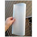 Pikkukuva 4 / 5: 12 arkkia 7,5 mil Mylar-arkki 12 x 12 tuumaa Maitomainen läpikuultava PET-aihio sapluunoiden valmistusarkki (7,5 mil)