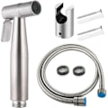 Miniatyrbillede 1 af 5: Toilet bidet kit med håndbruser, bidet håndbruser, toilet håndbruser med slange + rustfrit stål støtte + 2 tætninger