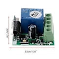 Miniatyrbild 5 av 5: 433Mhz Universell Trådlös Fjärrkontroll Switch DC12V 1CH Relä Mottagarmodul 1CH 433Mhz Fjärrsändare