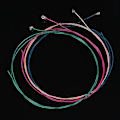 Miniatyrbilde 2 av 5: 1 Sett 6 stk. Regnbue Fargerike Strenger for Akustisk Gitar Ukulele Instrument