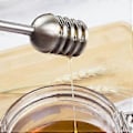 Miniatyrbillede 3 af 5: Honning- og sirupsske i rustfrit stål, langskaftet honningske, mixer til smeltning af chokolade og ahornsirup
