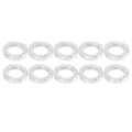 Miniatyrbillede 1 af 4: Afstandsring af aluminiumslegering, cylindrisk pakning, intervalstøtte tilbehør, udvendig diameter 6 mm, lang 1 mm