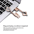 Pikkukuva 3 / 5: Usb 2.0 Metallinen Usb-muistitikku Usb-flash-asema Avain (, 8gb)