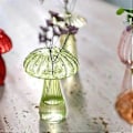 Miniatyrbild 5 av 5: Svamp Glasvas Växt Hydroponisk Vas Hem Konst Transparent Aromaterapiflaska Liten Vas Bordsblomdekoration, E