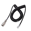 Miniatyrbilde 3 av 5: 8-pin til RJ-45 Håndholdt Ridao Høyttaler Mikrofon PU Kabel Adapter For Yaesu -200 -100