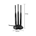 Miniatyrbilde 2 av 5: 2.4ghz 5ghz Dobbel Wifi Antenne, rp-sma Antenne For PC Stasjonær Datamaskin, Wifi Trådløs Ruter, exte