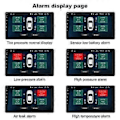 Miniatyrbild 3 av 4: Android Navigation TPMS med 4 Sensorer Larmsystem USB Android Bil TPMS Trådlös Överföring Däckövervakning (Extern)
