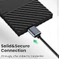 Pikkukuva 3 / 5: TypeC - Micro-USB 3.0 -kaapeli 5 Gbps 5A pikalatausjohto kiintolevylle TypeC - Micro-B -liitinkaapeli, A