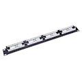 Miniatyrbilde 1 av 5: Utp 24 Port Rj45 Patch Panel Rack Kabelmontert Brakett Koblingsrack Verktøy Etet Lan Netwo