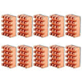 Miniatyrbillede 1 af 4: 10 stk. P15x5x10 Messing Køleplade med Termisk Klæbende Tape CPU Køleplader Kølefinne